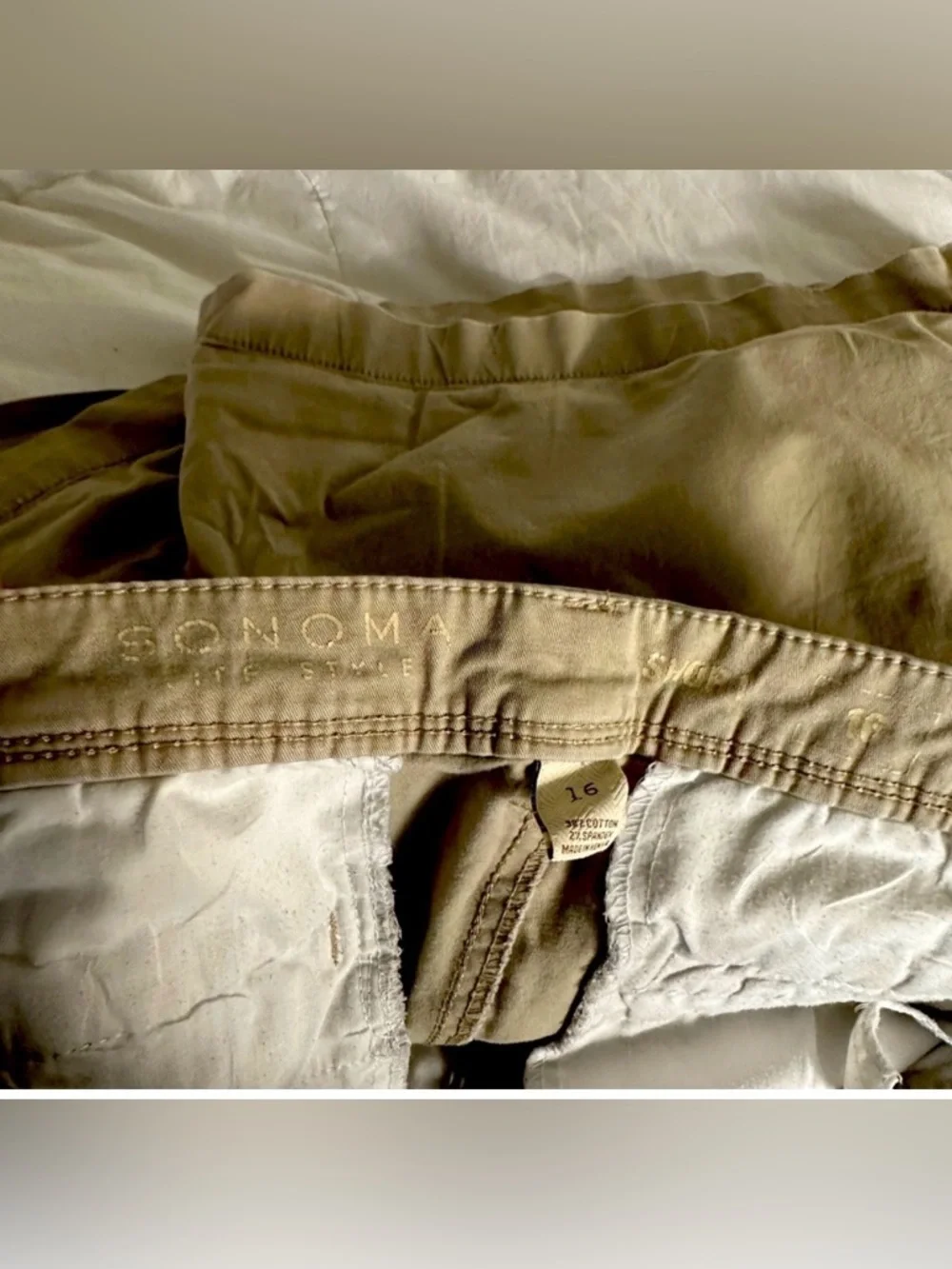Chino khaki shorts